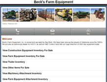 Tablet Screenshot of m.becksfarmequipment.com